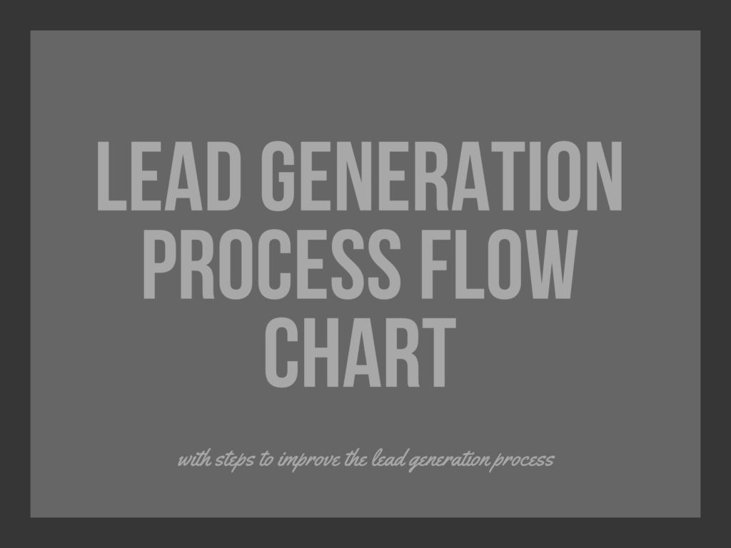 Lead Generation flow chart