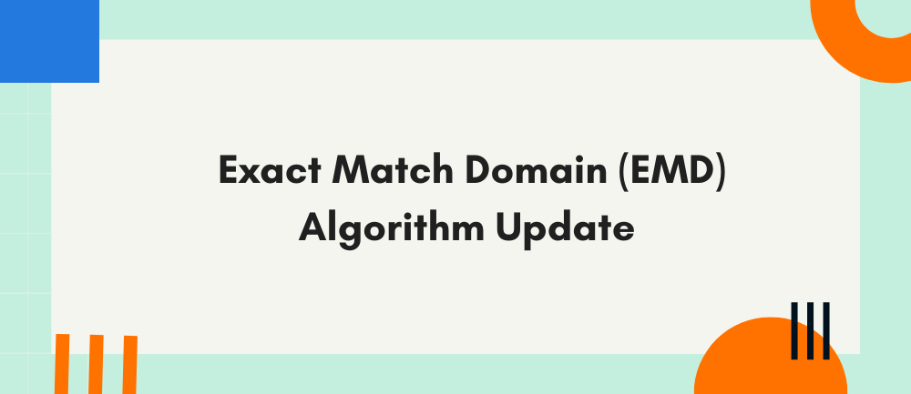 exact match domain update
