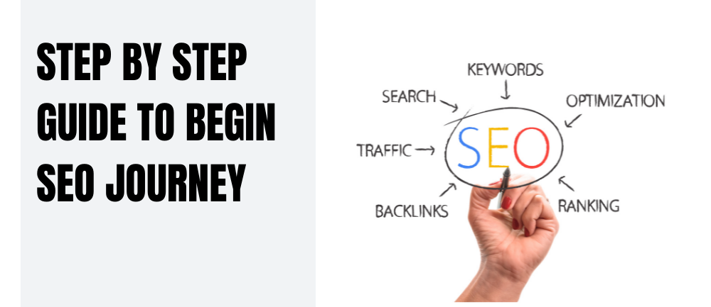 Step by Step guide to begin SEO journey banner